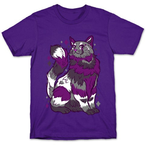 Asexual Pride Cat T-Shirt